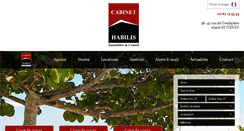Desktop Screenshot of cabinet-habilis.com