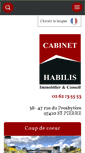 Mobile Screenshot of cabinet-habilis.com